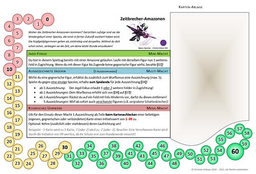 {Space Species-Steckbrief für die Zeitbrecher-Amazonen}